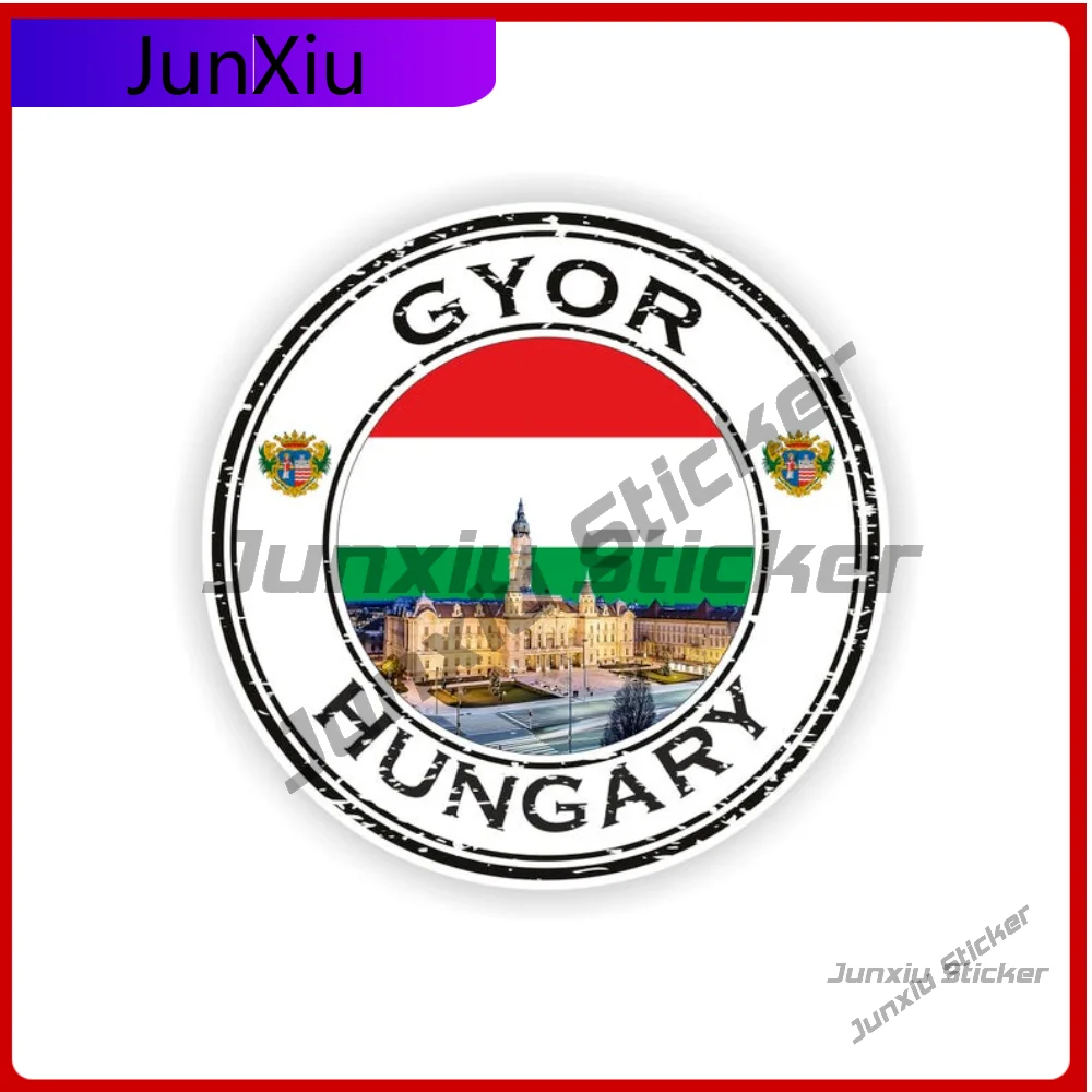 

Gyor Hungary Seal Sticker Round High Quality Auto Accessories For Boat Car UV Resistant Decoration Auto Accessories Exterior