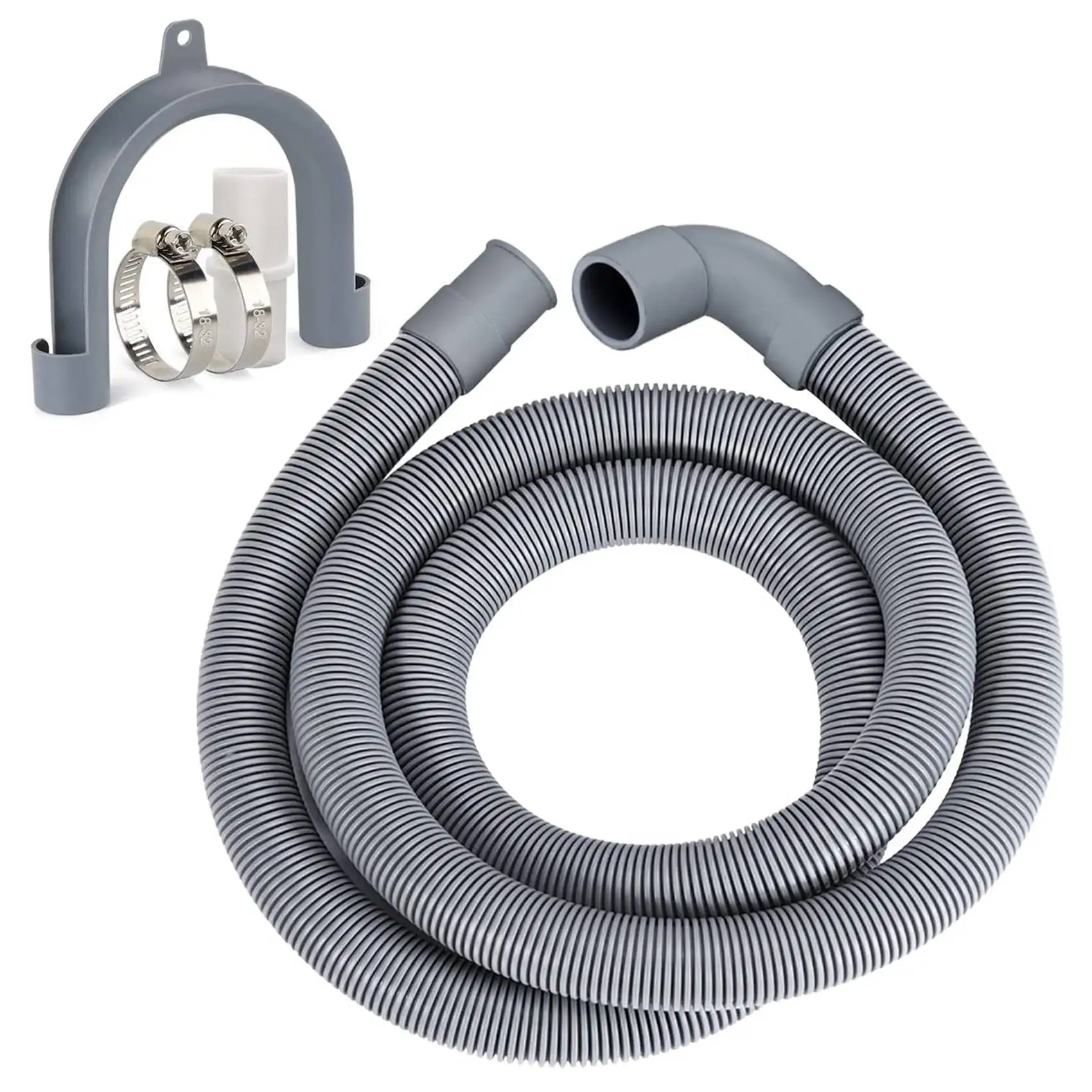 Washing Machine Hose Drain Hose Washing Machine 2.5M Drain Hose Extension for Washing Machines Dishwashers Dryers