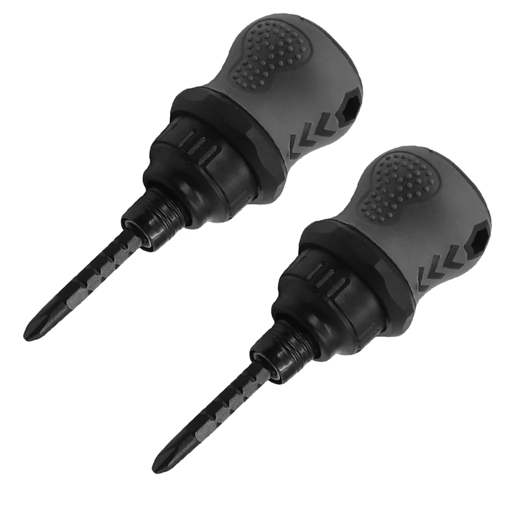 

2Pcs Mini Repair Tool Vanadium Steel TPR Screwdriver Repair Flat H Tool Household Tools