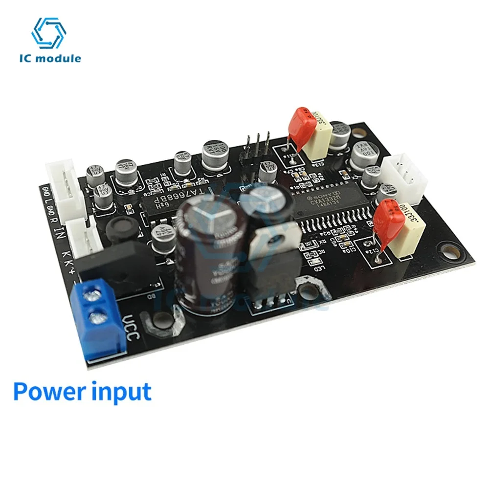 TA7668 Stereo Tape Recorder Magnetic Head Preamplifier Board With CXA1332 Dolby Noise Reduction Tape Recorder Preamp