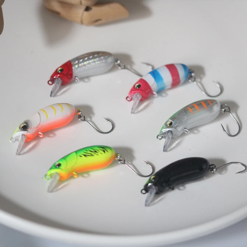 1Pc CC40 CC35 Micromatter Langsam Sinkende Minnow Angeln Locken 4,3g 45mm Niedrigen Schwerpunkt Stille System künstliche Gefälschte Köder – Detail 9