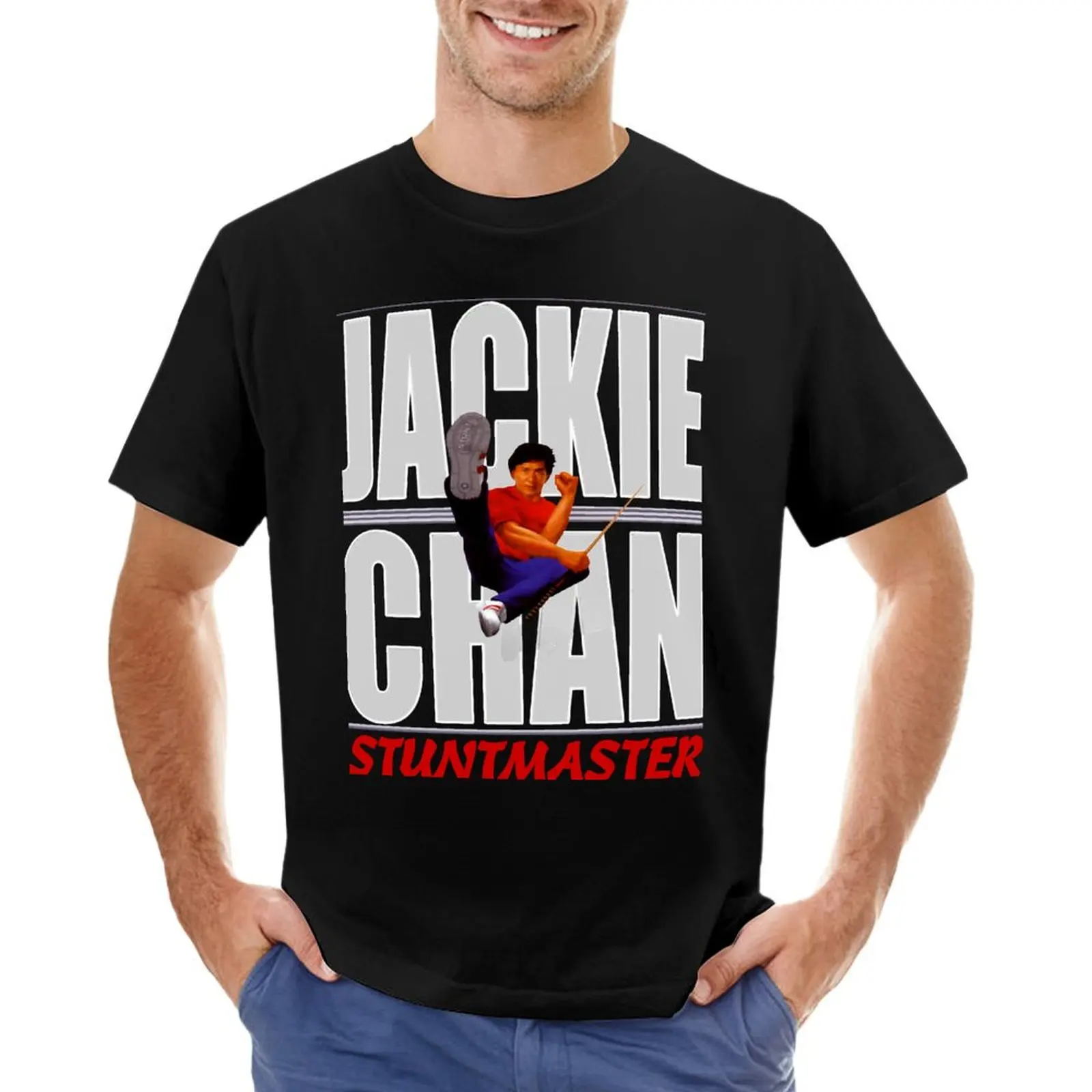 Футболка с персонажами аниме «Джеки Чан»