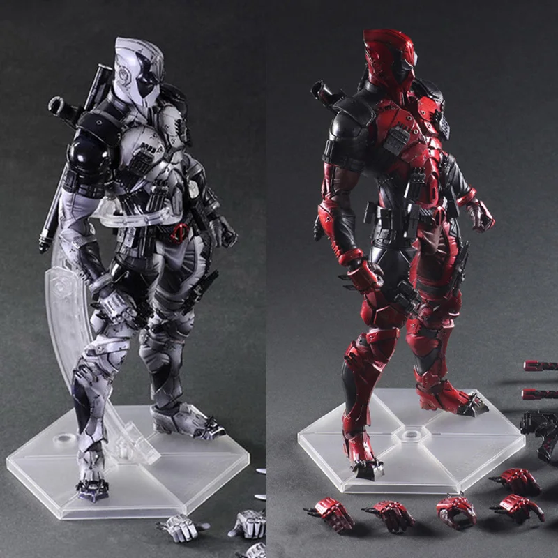 

Play Arts Kai Super Hero Wade Winston Wilson BJD Deadpool Action Figure In Stock Collection Model Toy Gifts For Christmas 26CM