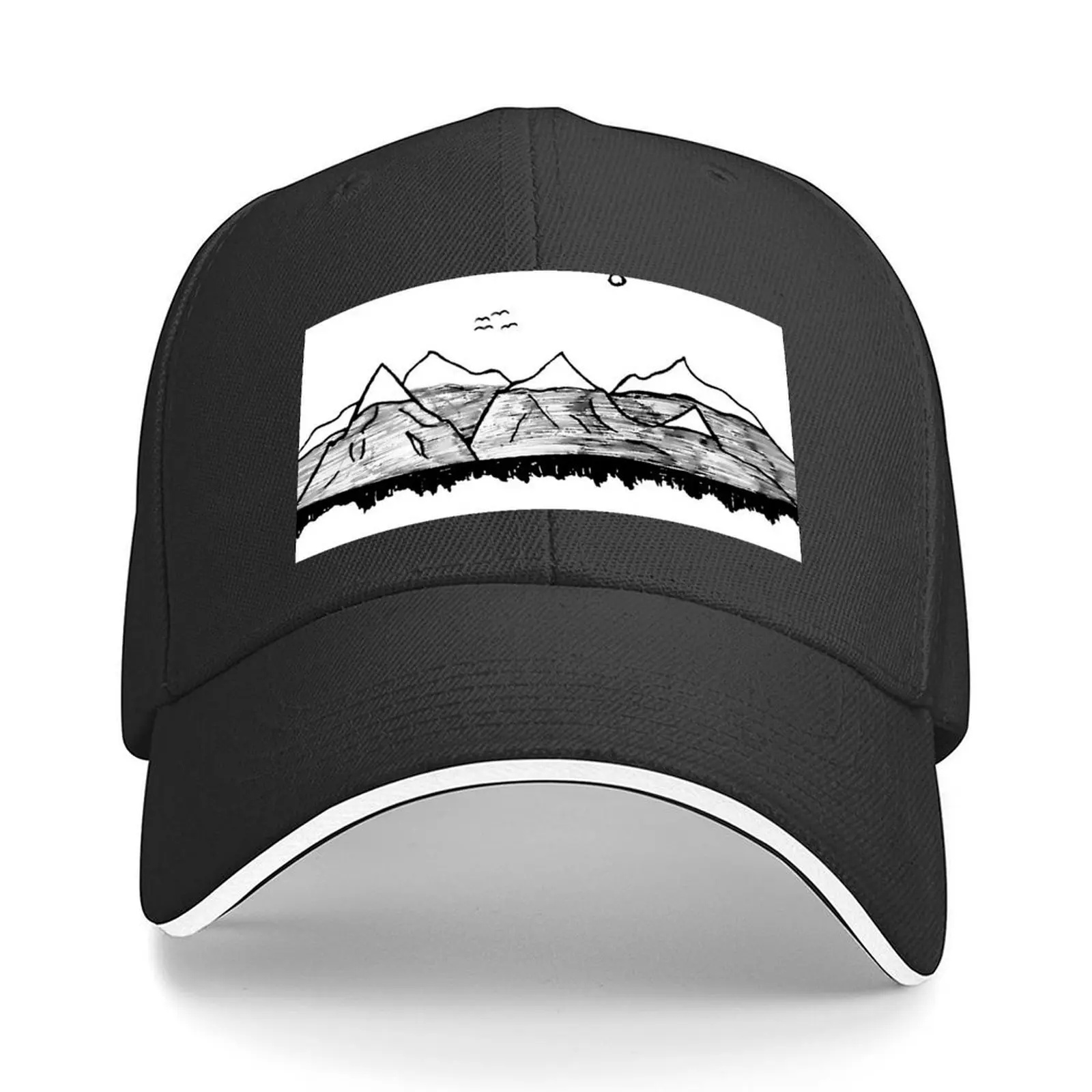 

Mountainscape Baseball Cap tactical cap sailor cap for men Golf Wear Luxury man Girl'S Hats Men's