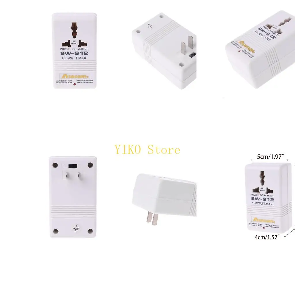 

K32C Converter 100W 110V/120V to 220V/240V Down Converter