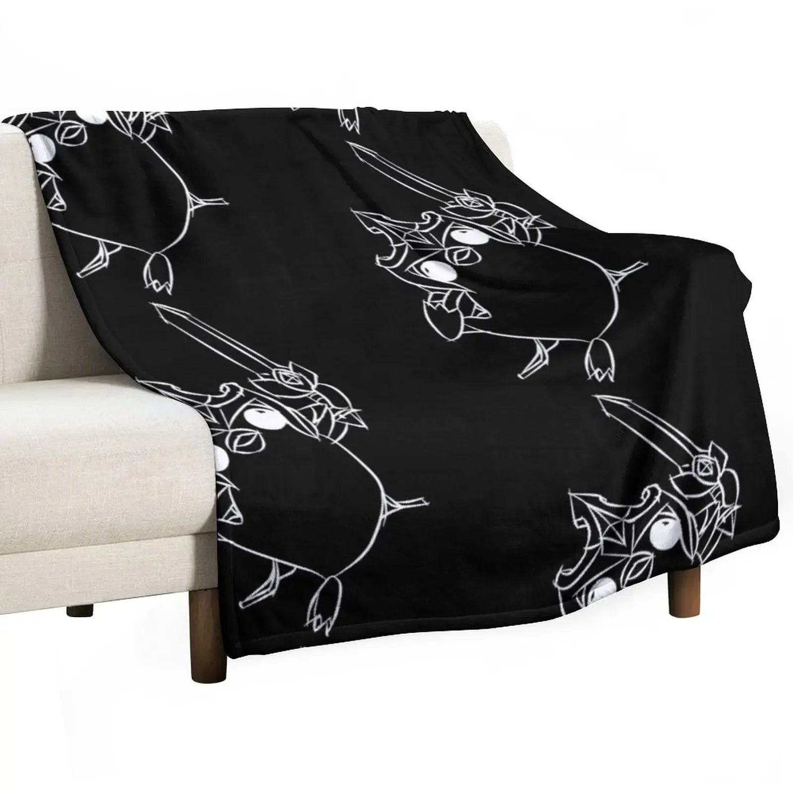 Featherknight Cheer (white) Throw Blanket Sofa Throw Sofas Blankets