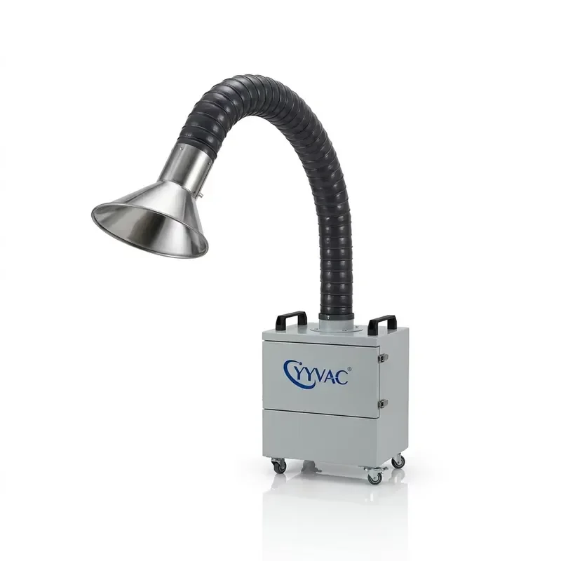 Portable Mobile Welding Fume Extractor for YYVAC Flexible Suction Arm Small Welding Smoke Purification Machine