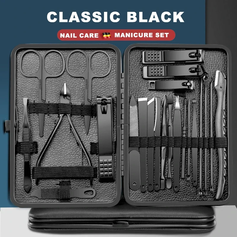 

7/10/16/18/23 шт. маникюрные кусачки, набор кусачек для ногтей, бытовые ушные ложки из нержавеющей стали, кусачки для ногтей, ножницы для педикюра