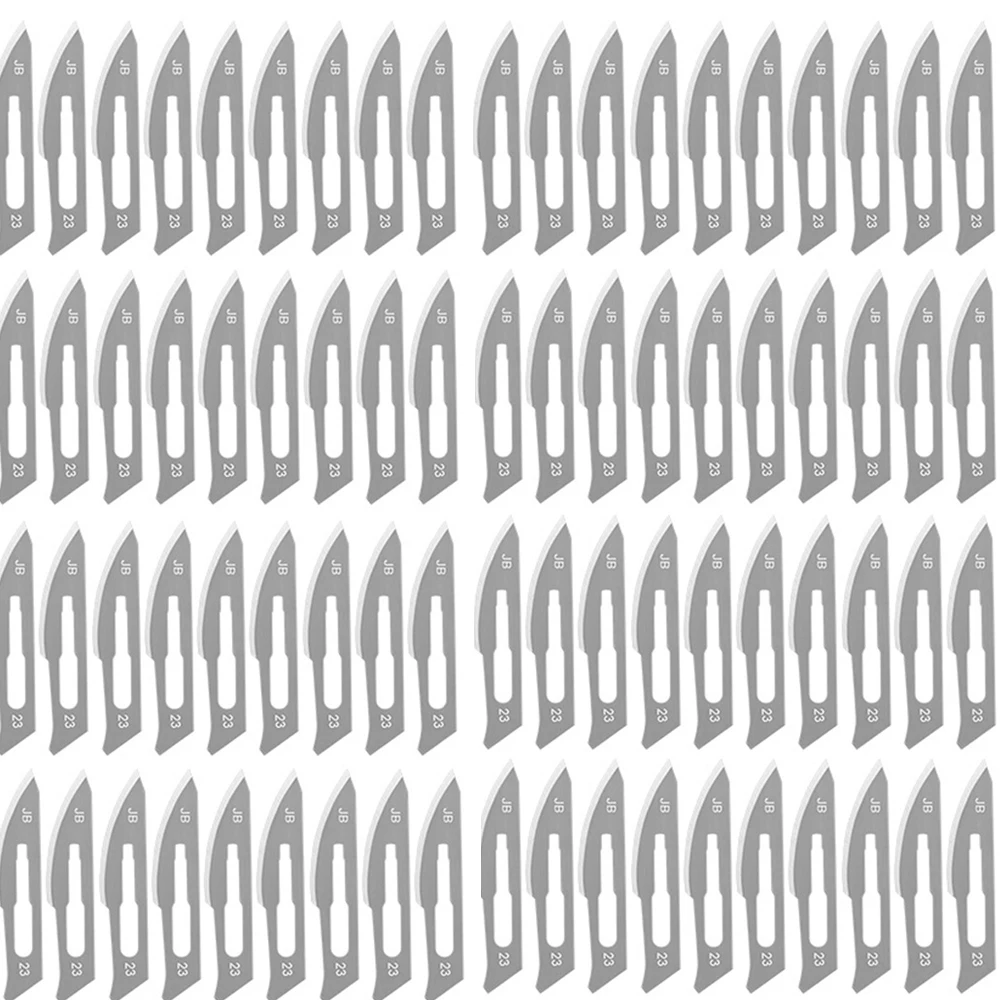 Imagem -06 - Bolsas de Metal Lâminas de Gravura Facas Escultura em Madeira Faca Faça Você Mesmo Frutas Alimentos Bisturi Artesanato Escultura Ferramenta de Corte 11 23 50 Peças
