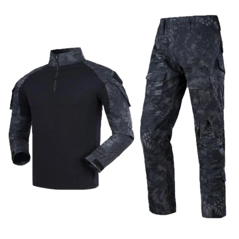 Mens Clothes Shirt And Pants Men Suit With Knee Elbow Pads