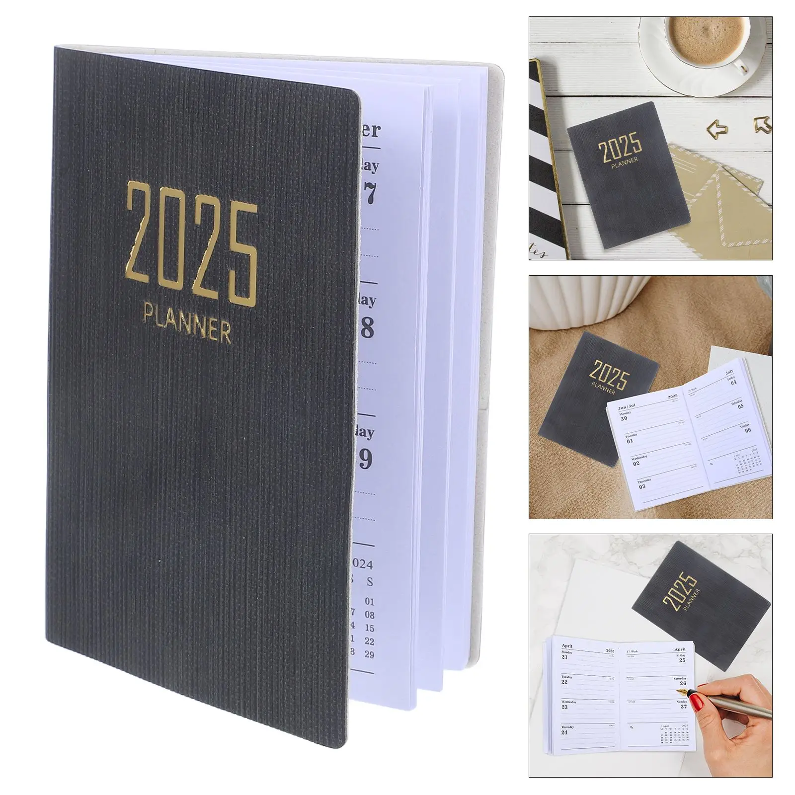 

2025 Memo Pad Sticky Note Kraft Paper Writing Pads Notepads Portable Daily Planner Schedule Book To Do List School Supplies A7