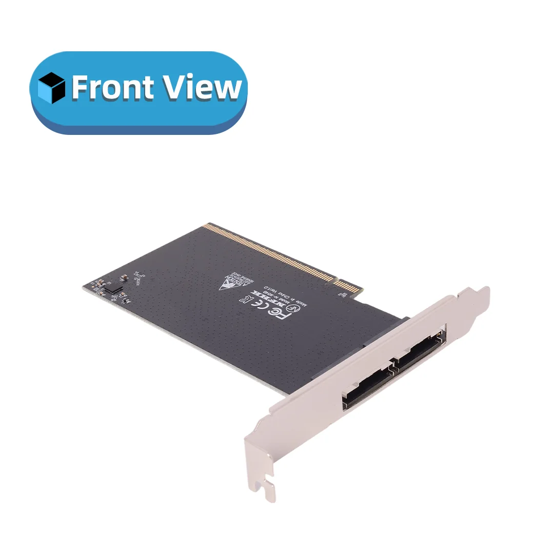 PCIE X16 To 2 Port SFF-8654 8i X8 External Graphics Card EGPU Adapter Card With Full Half Height Baffle