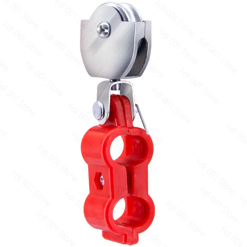 Driving semi-plastic cable hanging wire pulley wire rope wire bearing pulley crane dropped cable trolley