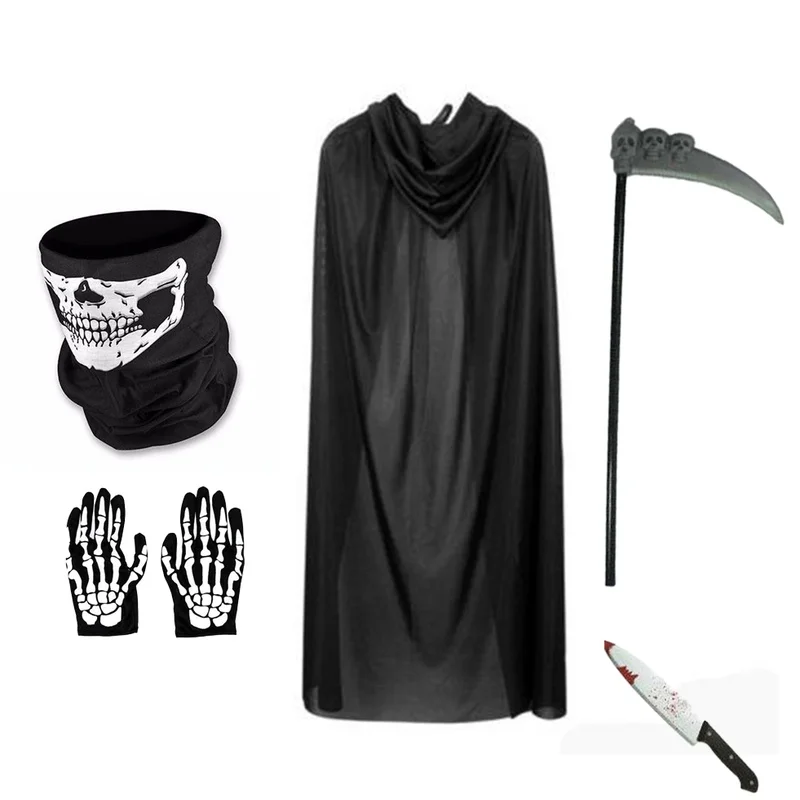 

Костюмы на Хэллоуин, маска ужасов для взрослых скелетов + серьги-скелеты и т. д. подходят для вечеринок и фестивалей и т. д.