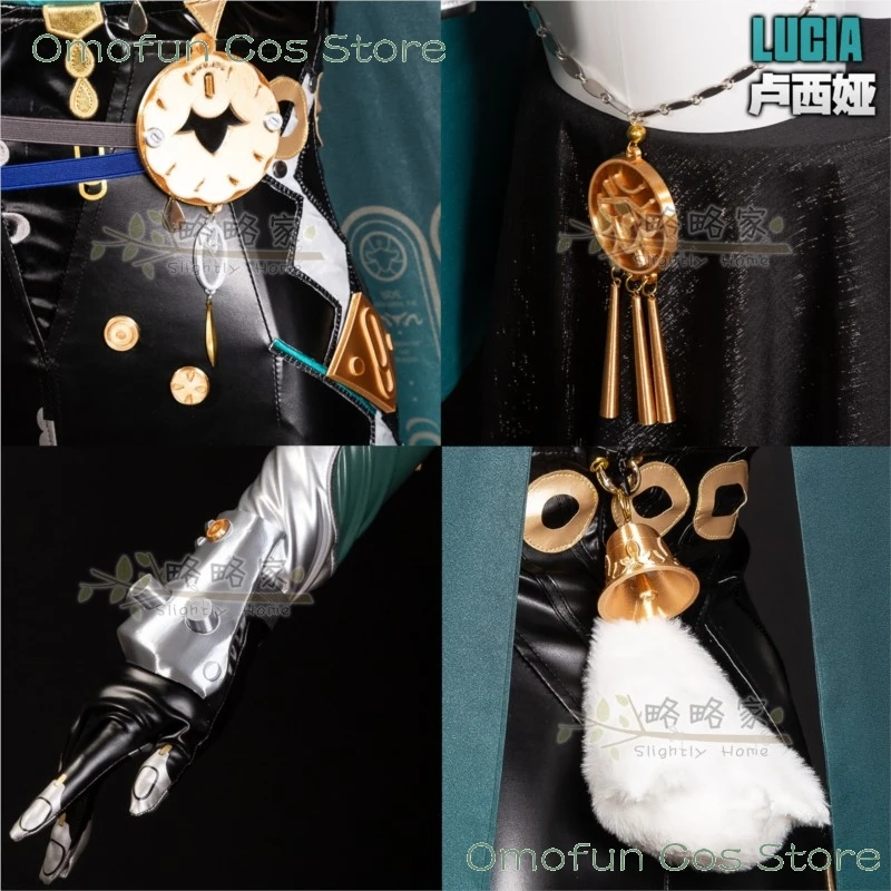 أزياء ZZZ لوسيا إيلوين التأثيرية للنساء والفتيات أزياء ريوشيا إروين باروكة زينليس زون صفر أزياء الهالوين للبالغين #6