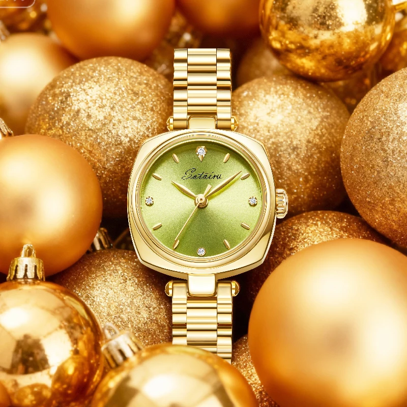 

Sotoiru New Gold Watches for Women Ladies Wristwatch Gold Quartz Minimalist Watch Small Ladies Watches Christmas Gift for Woman