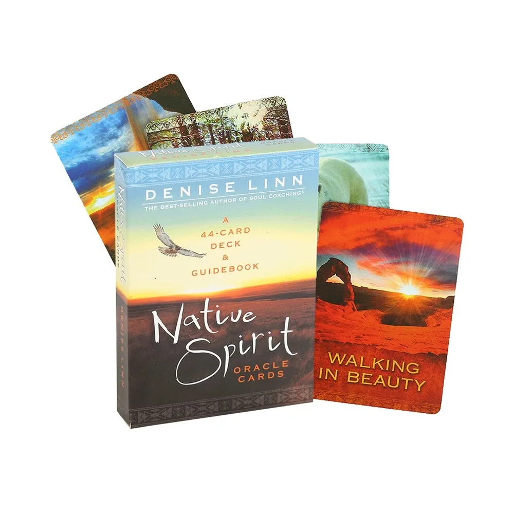 

44 Pcs Cards 10.4*7.3cm Native Spirit Oracle Deck