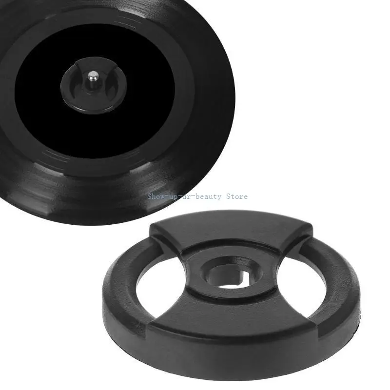 R9JE Disc Adapter 45 RPM Speed ​​Adapter Adapter Vinyl Record Adapter Untuk 7 Inch Vinyl Record Player Dome Turntable Phonograph