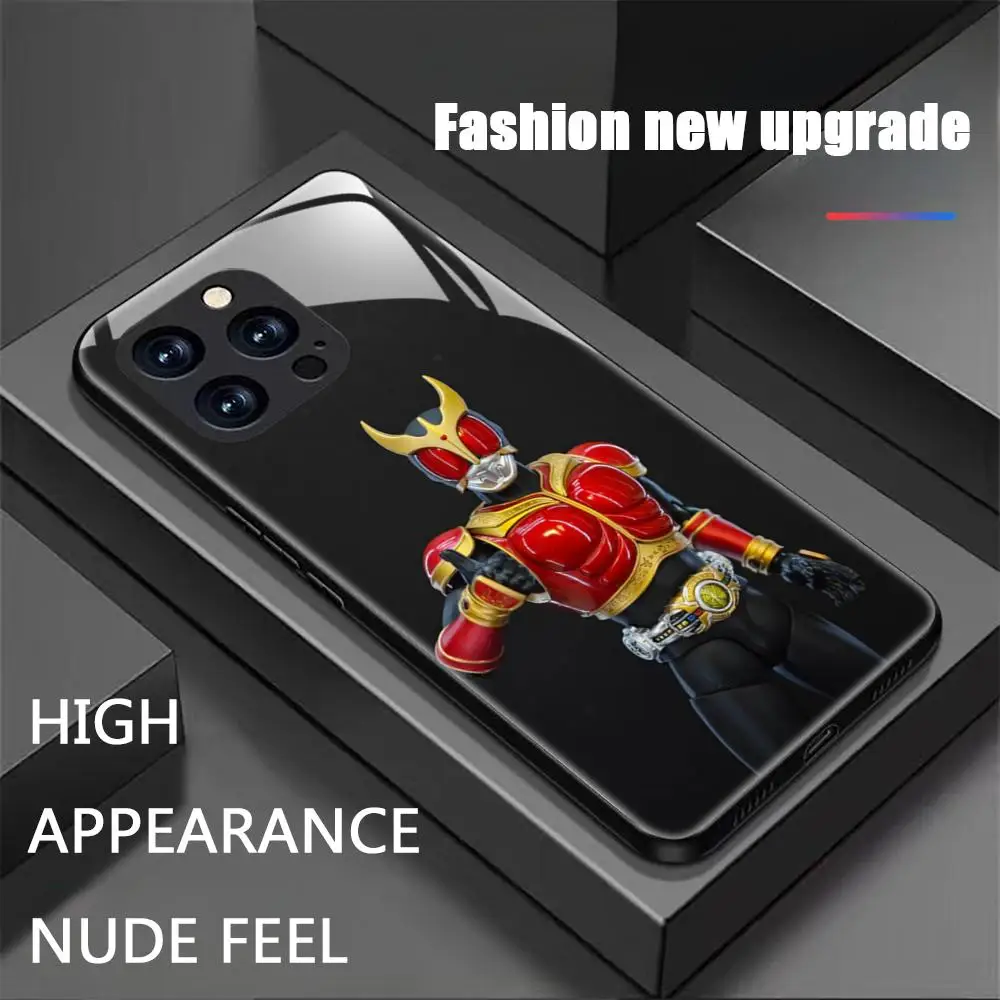 Star Kamen R-Rider Kuuga Phone Case For iPhone 17 16 15 14 13 12 11 X XR XS 8 Plus Mini Pro Max Glass Magnetic Phone Case - view 2