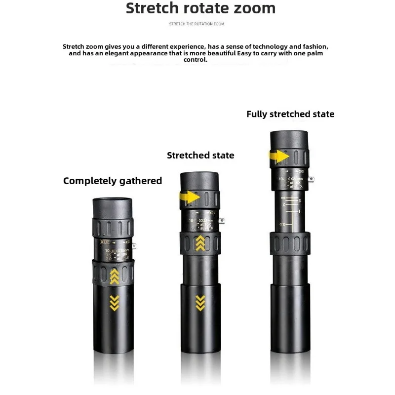 

10-300 × 40 Powerful Zoom BAK4 Prism Monocular Telescope Used for Powerful Long-range Wilderness Survival Hunting and Hiking