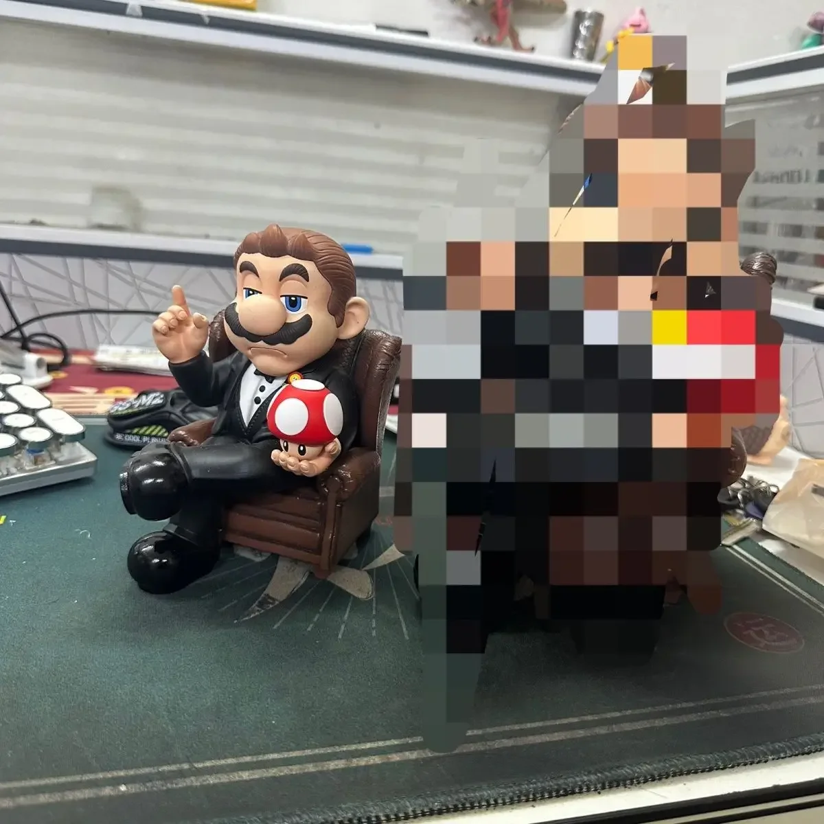 Figuras de acción de Mario Maurer, modelo de colección de PVC, juguetes de adorno, regalos de cumpleaños, 16cm