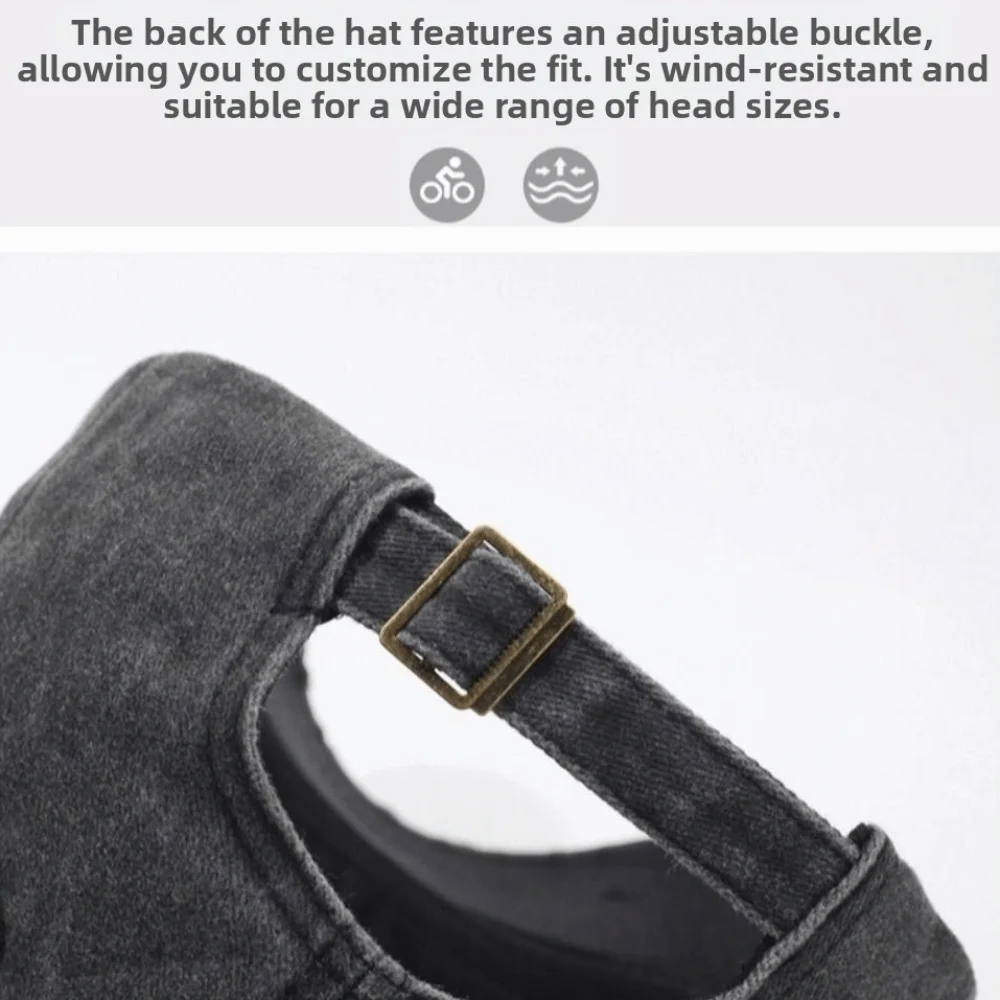 

Knitted Embroidery American Style Baseball Cap Alphabet Pattern Lightweight Casual Peaked Cap Breathable Retro Trucker Hat