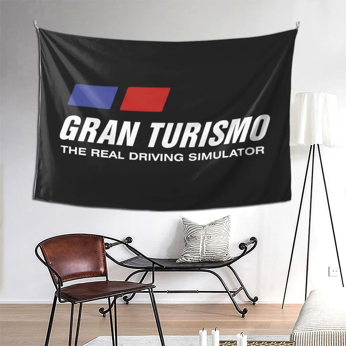 

Gran Turismo Tapestry Funny Wall Hanging Aesthetic Home Decor Tapestries for Living Room Bedroom Dorm Room
