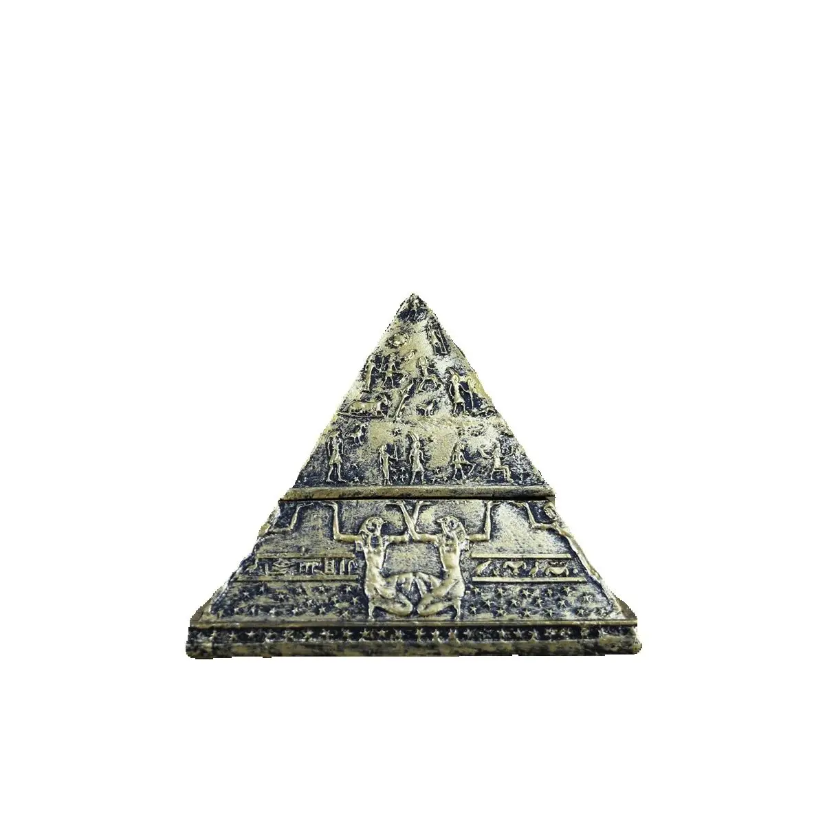 12.5CM World Famous Building Miniature Model Egypt Pyramid Paremid Khufu Sphinx Craft Figure Model Decor Box Gift