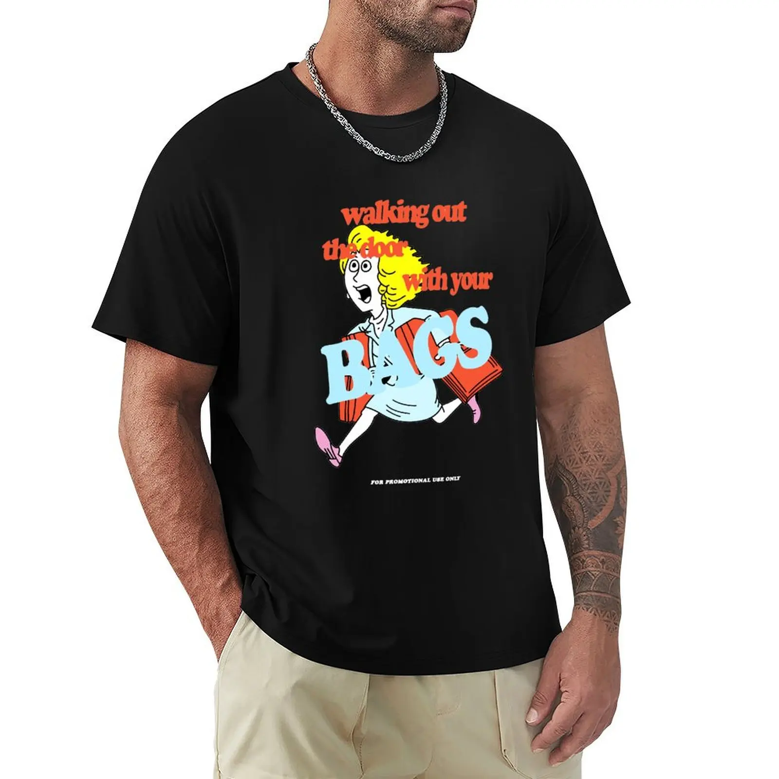 

Clairo m-erch Walking Out The Door with Your Bags T-Shirt summer shirt sweat black t shirts for men