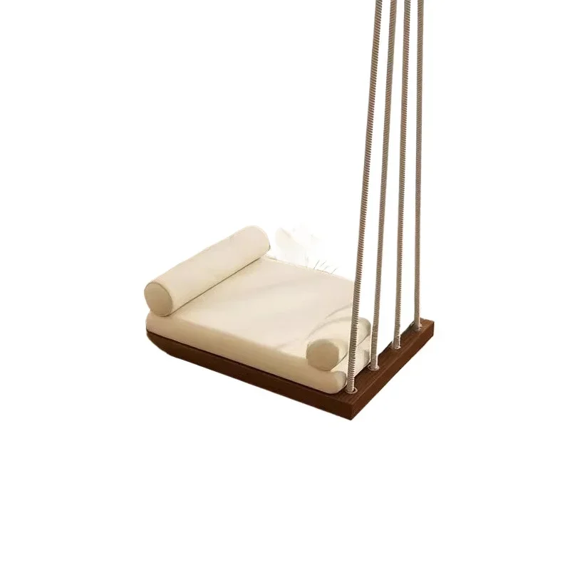 

Balcony swing household solid wood hanging chair indoor living room swing bedroom rocking chair recliner single double ceiling