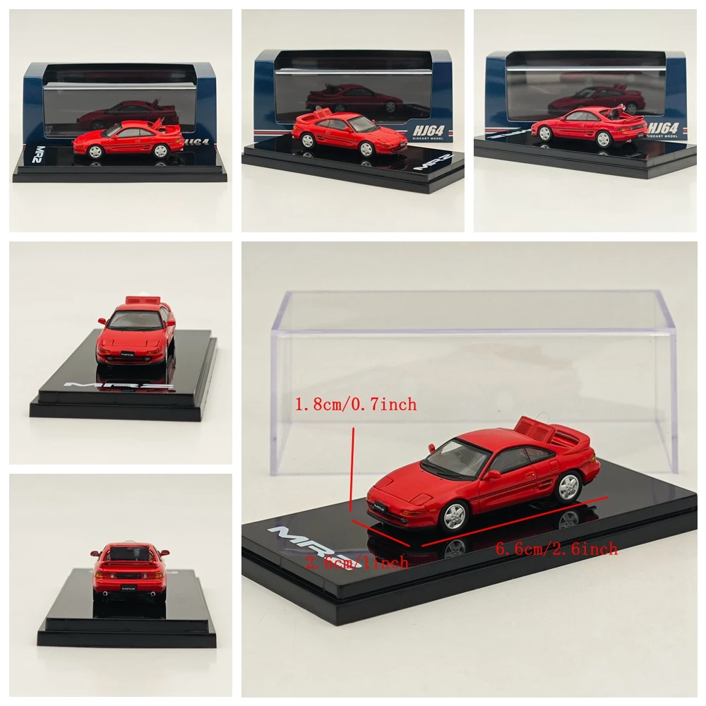هواية اليابان 1/64 MR2 (SW20) GT-S 1991 HJ 642045   سلسلة Diecast نموذج سيارة مصغرة مجموعة محدودة نماذج السيارات لعبة المركبات