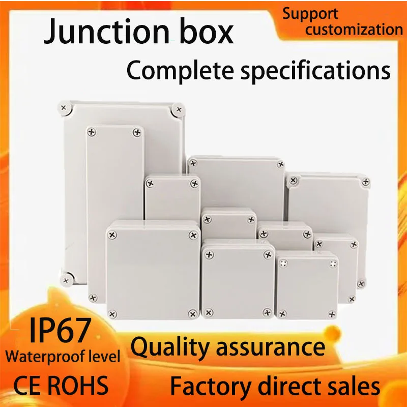 

AG Series ABS Plastic Junction Box Waterproof Electronic Case IP67 Instrument Wire Housing Outdoor Custom Project Enclosure