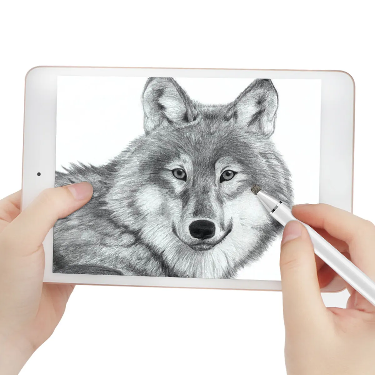 

20 шт. высококачественных токопроводящих наконечников для стилуса с противоскользящим покрытием, бесшумное письмо, без повреждения экрана, идеально подходят для ежедневного использования