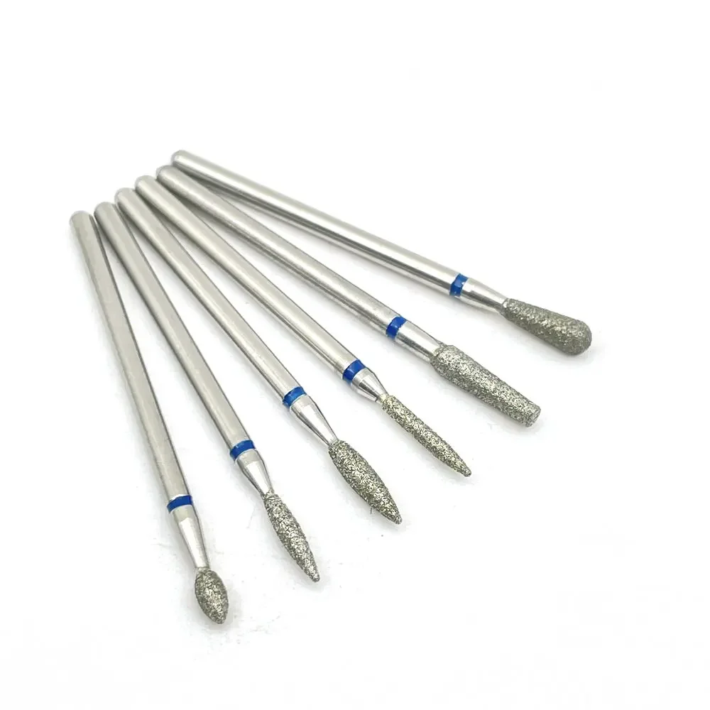 전기 매니큐어용 6개 실리콘 고무 치과 연마 폴리셔 그라인더 네일 드릴 비트