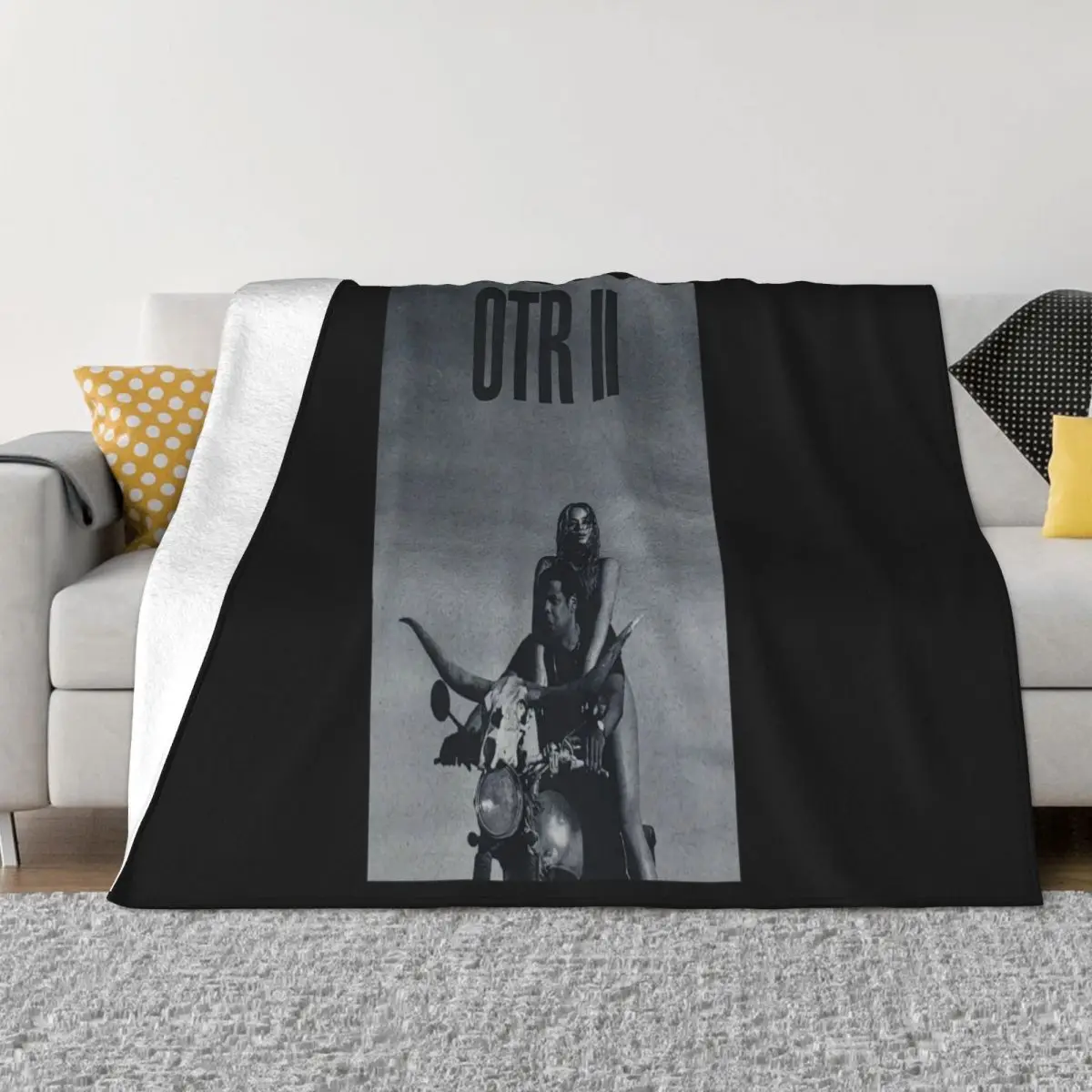 Jay Z Beyonce J B Otr Ii 2018 Tour Double Sided Motorcycle Medium Unisex More Colors Casual Fitness Throw Blanket