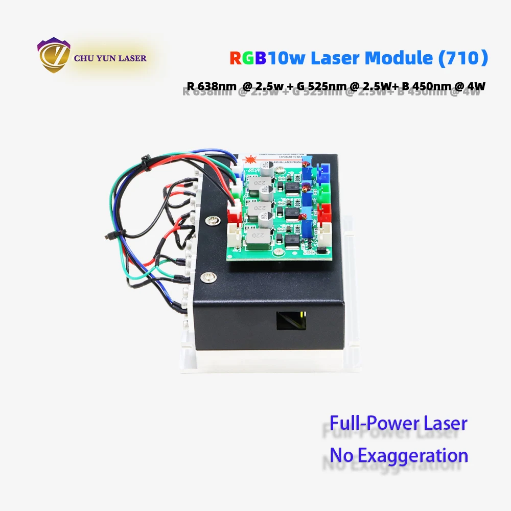 Módulo laser rgb10w com bom feixe para peças de luz laser TTL e lâmpada de show a laser ANALÓGICO