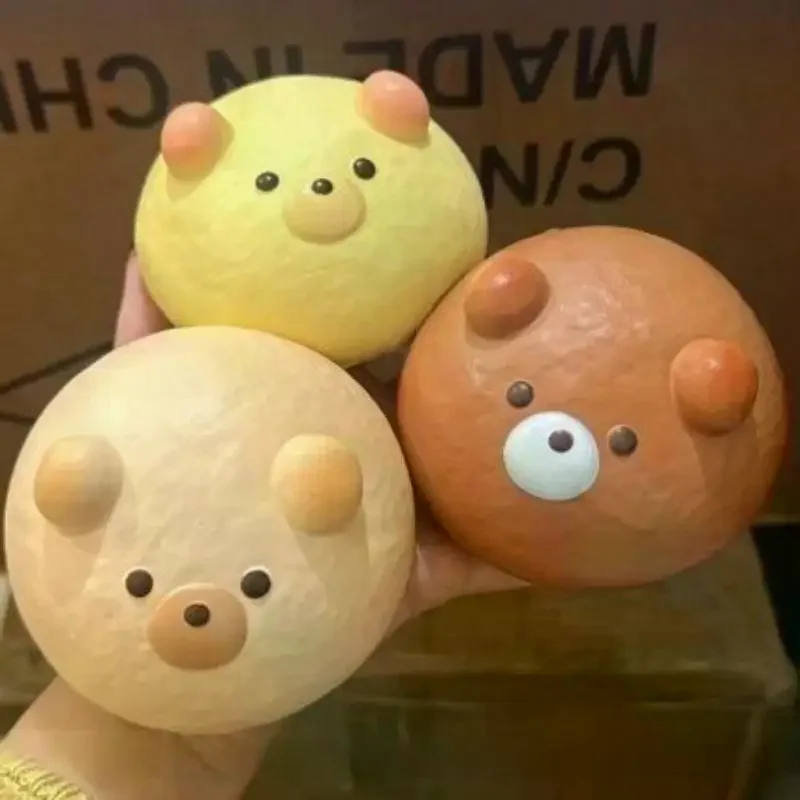 Cute Cartoon Bear Toy Slow Rising Soft Texture For Stress Relief Office Home Kids Daily Play