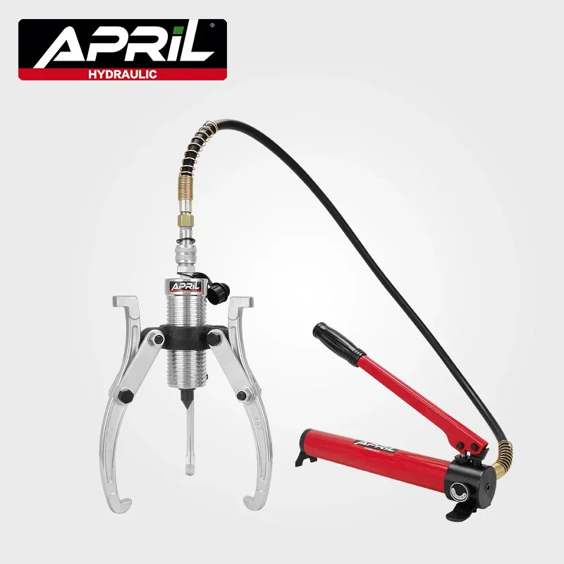 Outil de séparation de roulement de roue d'extracteur d'engrenage hydraulique de type fendu avec 2 et 3 mâchoires réglables CP-180