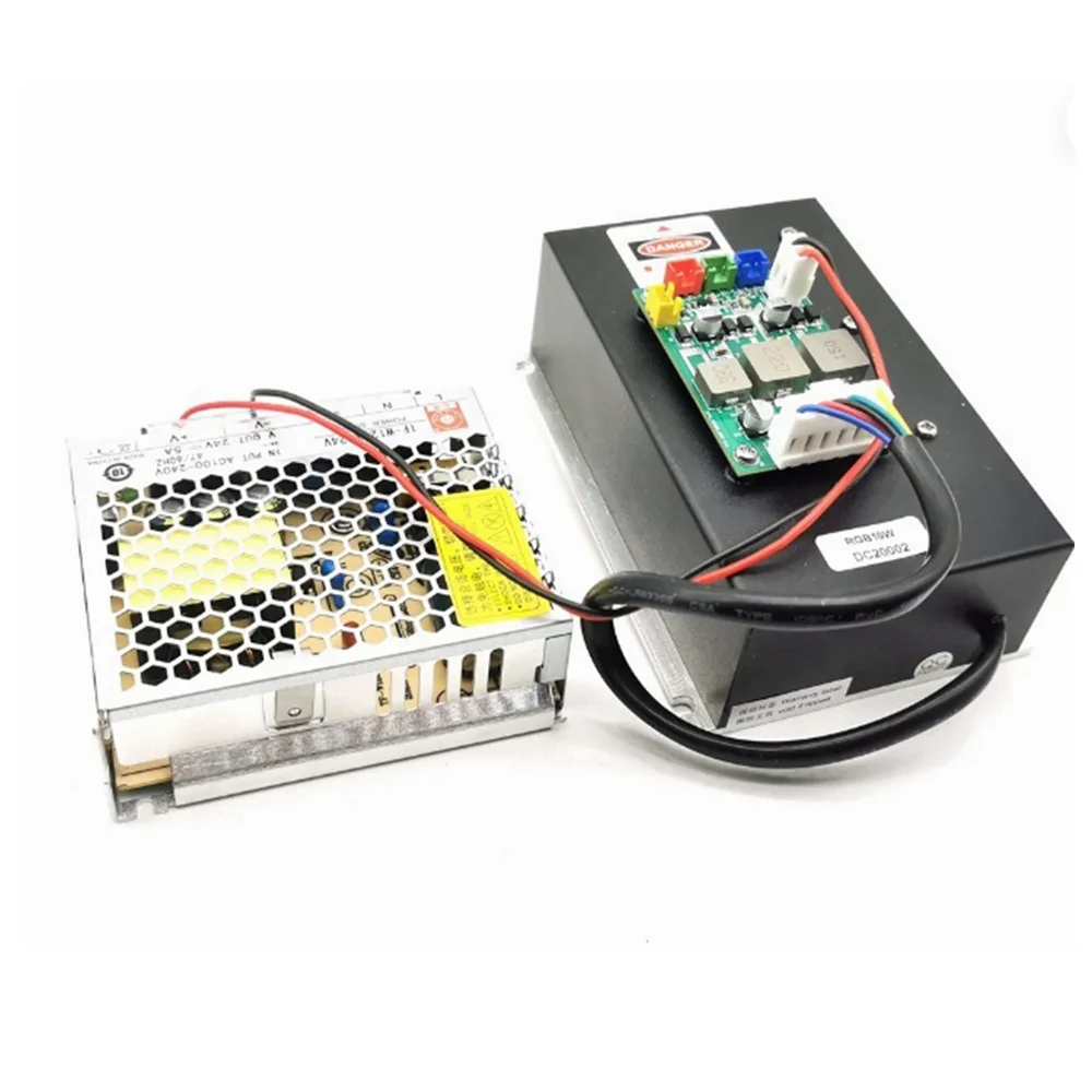

RGB 10W 638nm-3w/ 520nm-3w/450nm-4.5w white light Module Color Laser Analog DC24V