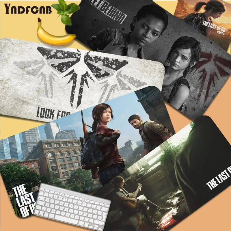 

The Last Of Us 2 Funny Keyboards Mat Rubber Gaming mousepad Desk Mat Size for Game Keyboard Pad for Gamer