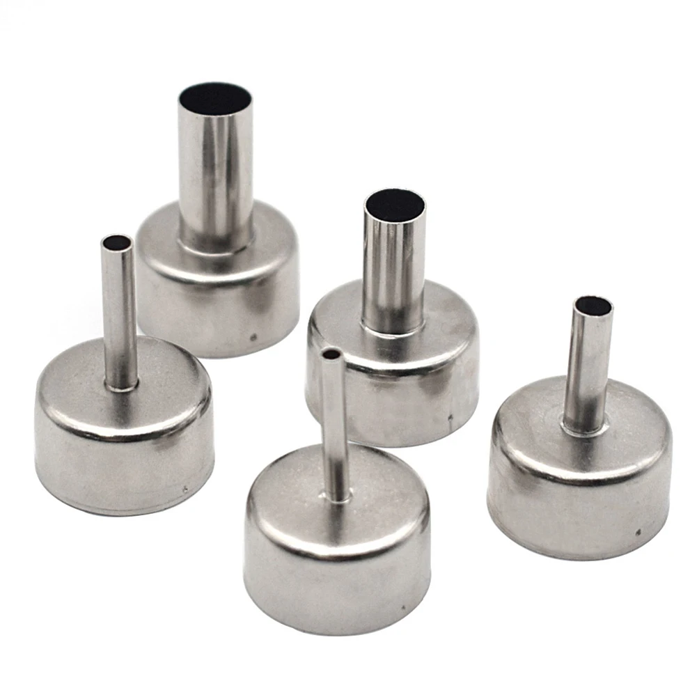 Hot Air Station Nozzle Fittings Replacement Welding 22mm 3mm/4mm/5mm/8mm/10mm 5pcs Accessories For 878 878D Set