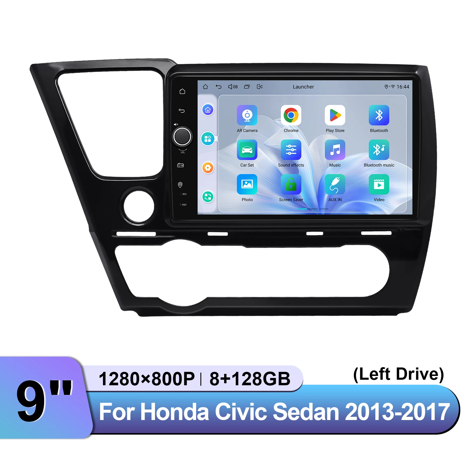 JOYING التوصيل والتشغيل 9 ''أندرويد راديو السيارة ستيريو Autoradio مشغل وسائط متعددة لهوندا سيفيك سيدان 2013-2017 دعم كاميرا OEM