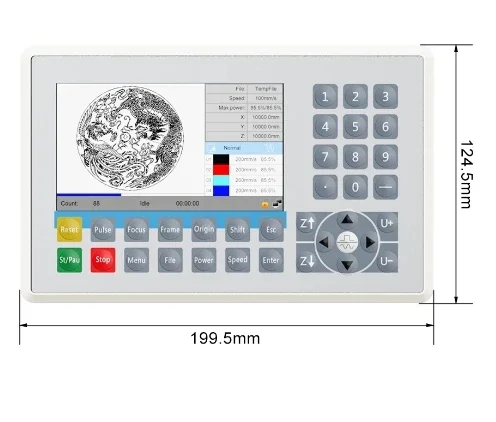 RDC6445G/RDC6445S CO2 Controller System  Control Panel for CO2 Engraving Cutting Machine