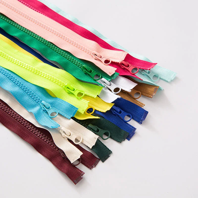 5# Single End Resin Zipper for Garment Sewing Process, Sewing Accessories, available length: 40, 50, 60, 70, 80, 90, 100, 120cm