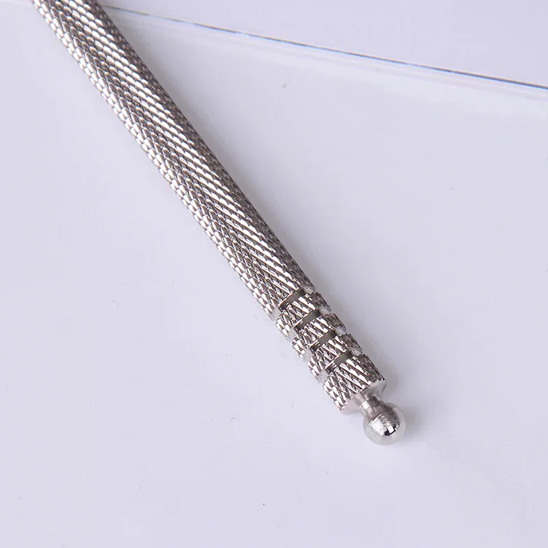 Silver Ear Massage Probe Auricle Acupuncture Pen Ear Pressure Point Stimulator Health Care Accessory