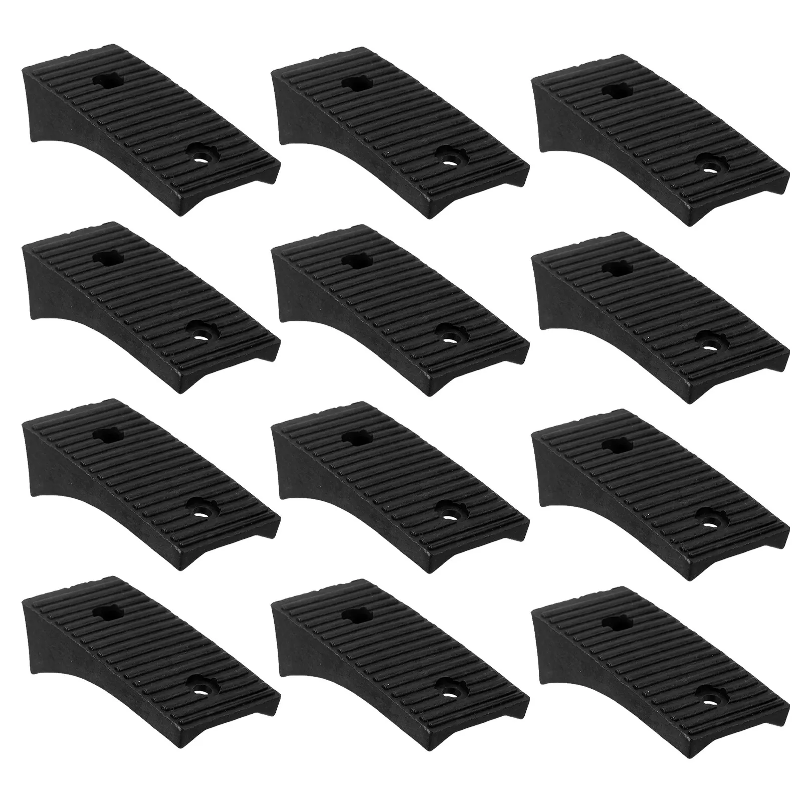 12pcs  Chair Antitip Stabilizer Pads Chairs Antitilt Leg Pad Nonscratch Floor Protectors Fits 4cm Wide Pipe Meeting Room Seating