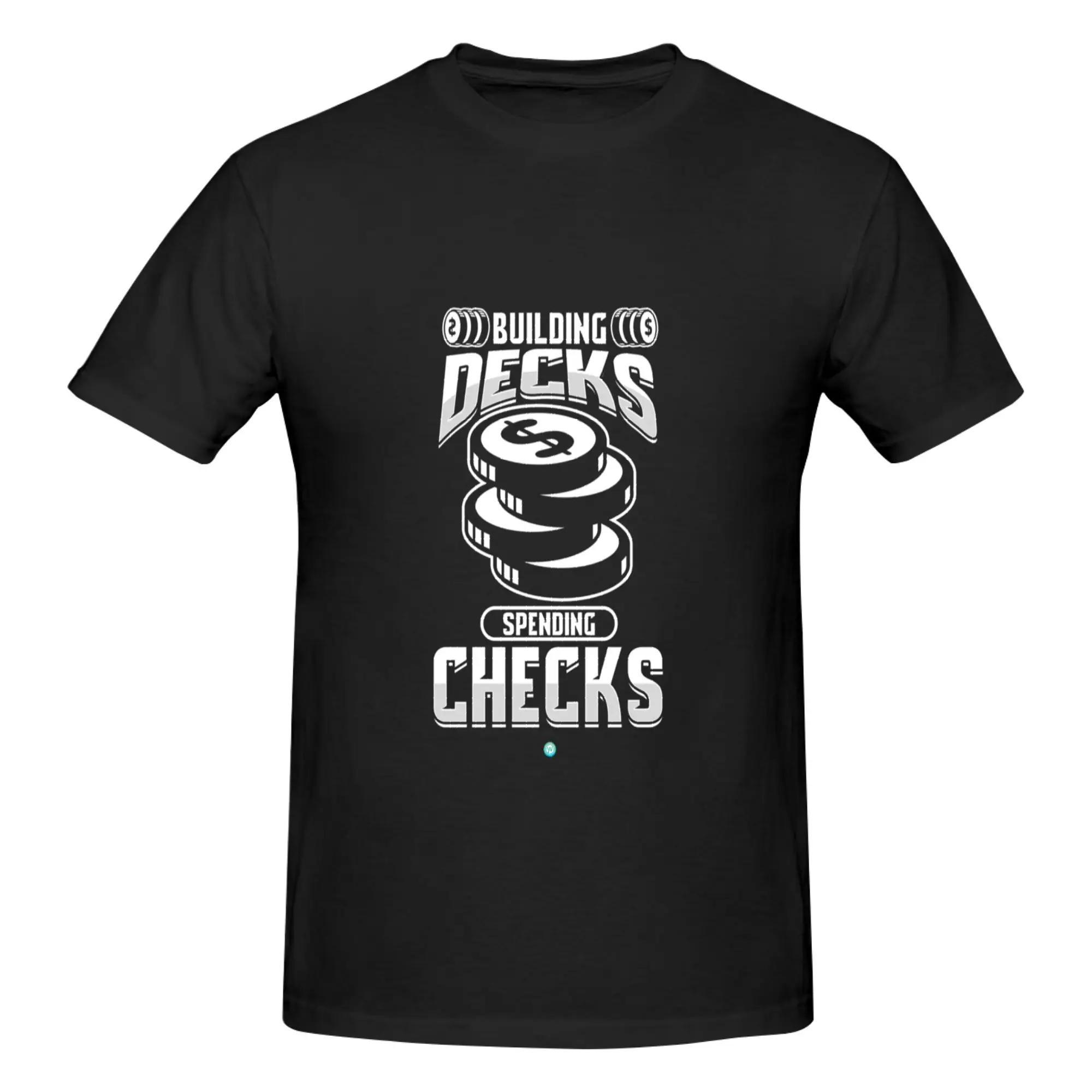 Funny Building Decks Spending Checks Gift Essential Men's Printed T-Shirt Unisex T shirtTop