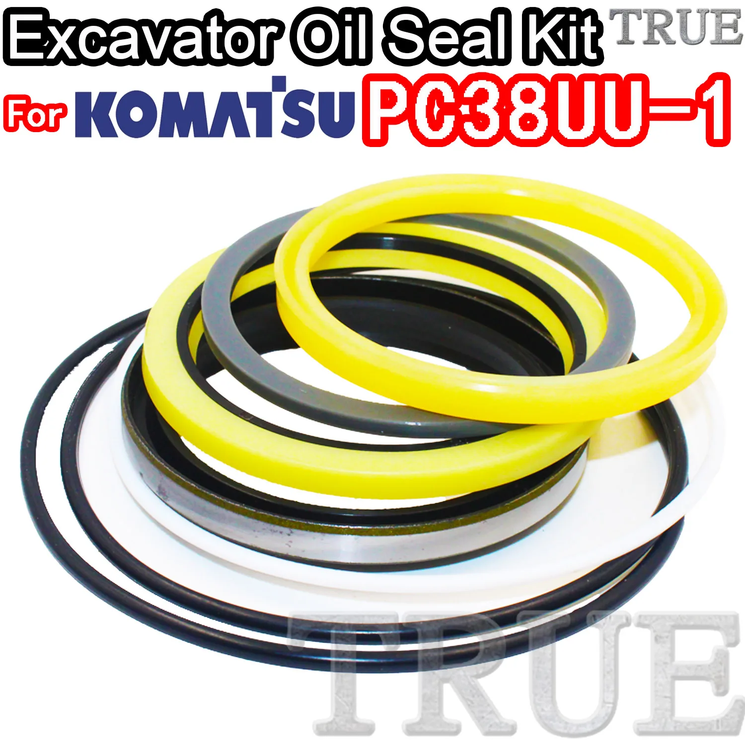 For KOMATSU PC38UU-1 Excavator Oil Seals Kit Repair Swing Gear Center Joint Gasket Nitrile NBR Nok Washer Skf Service Track