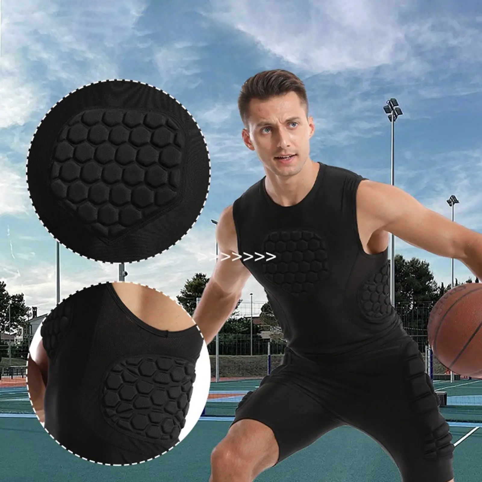 野球チェストプロテクター-ユース弾性ハニカム-快適冷却ハートガード-スポーツ保護具-男性用-女性用-男の子用-女の子用