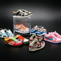 Elm Street cashew flower 3D three-dimensional small shoes sneakers skateboard shoes model AJ shoe ornament